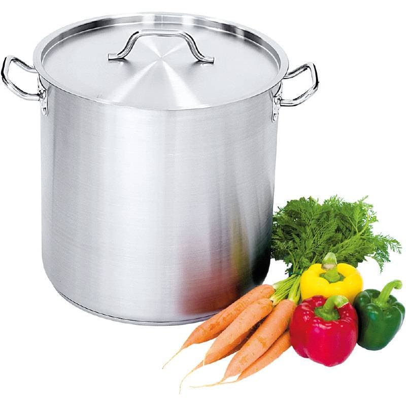 Garnek wysoki d 280 mm 15.4 l z pokrywką