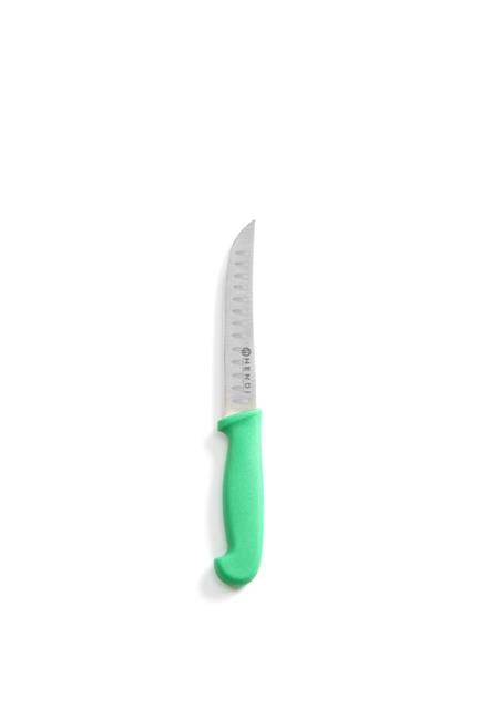 Nóż uniwersalny długi HACCP - 130 mm, zielony 