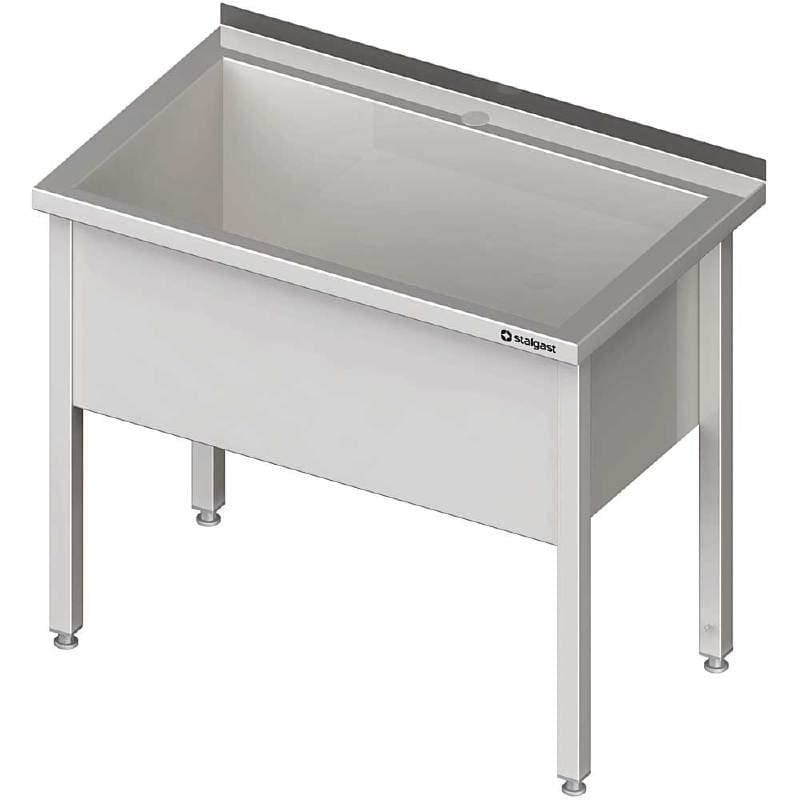 Stół z basenem 1-komorowym spawany 1200x600x850 mm h 400 mm