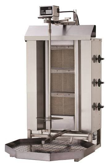 Gyros | opiekacz gazowy do kebaba | 3 palniki | wsad 40kg KLG220