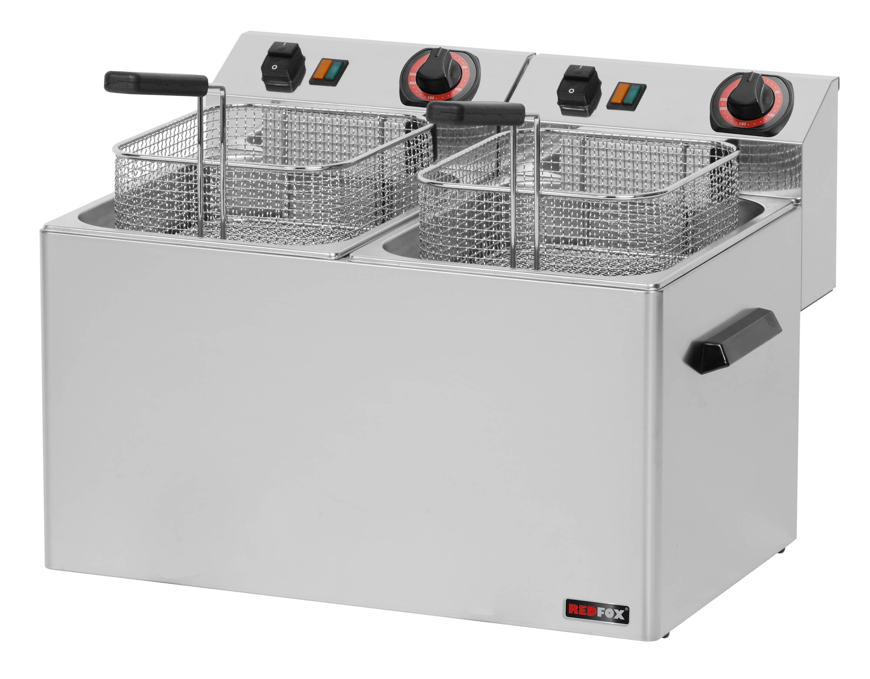 Frytownica elektryczna 8 + 8 l trójfazowa Redfox FE - 77 T