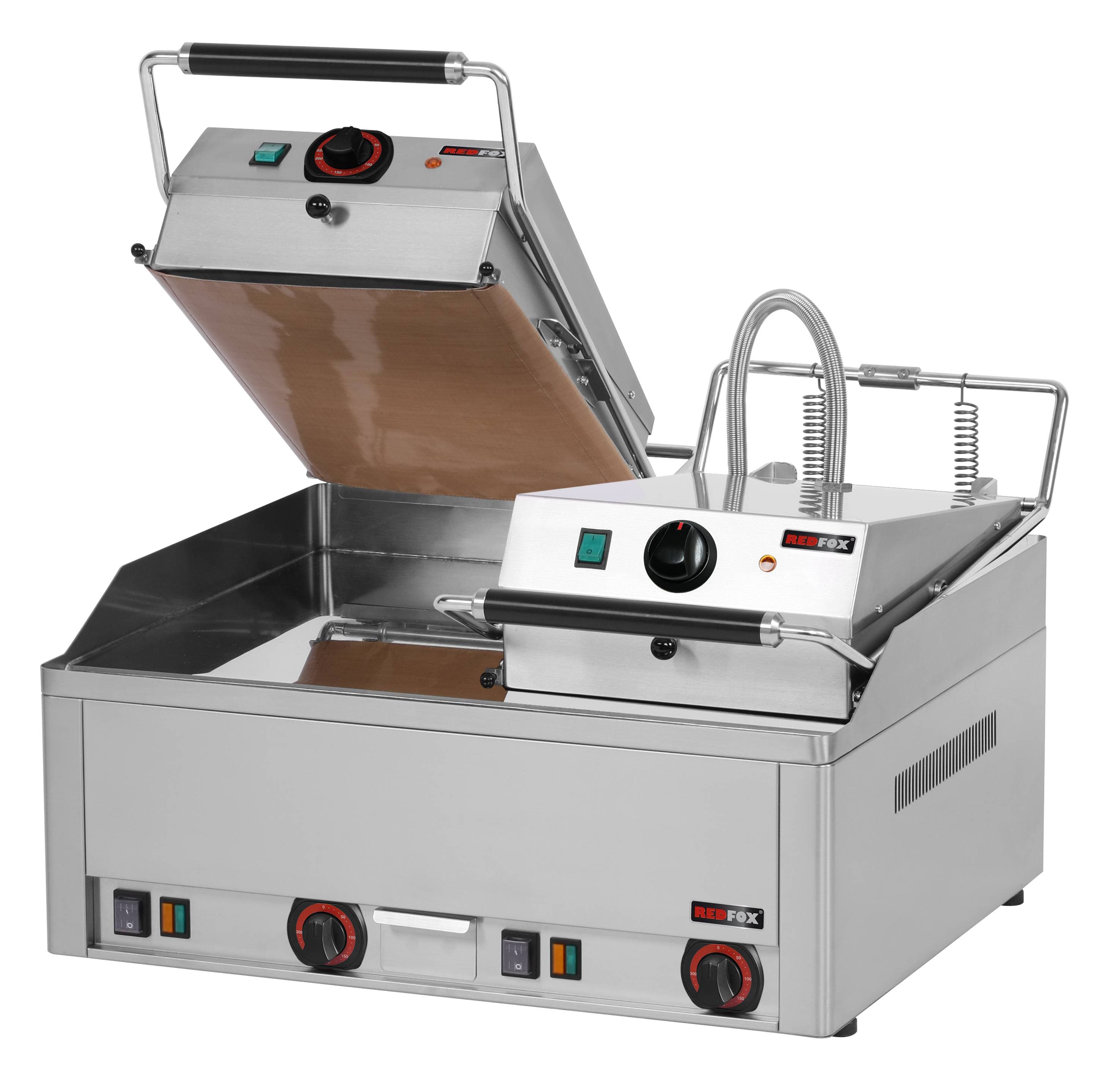 Steak grill chromowany - komplet Redfox KD - 66 ED