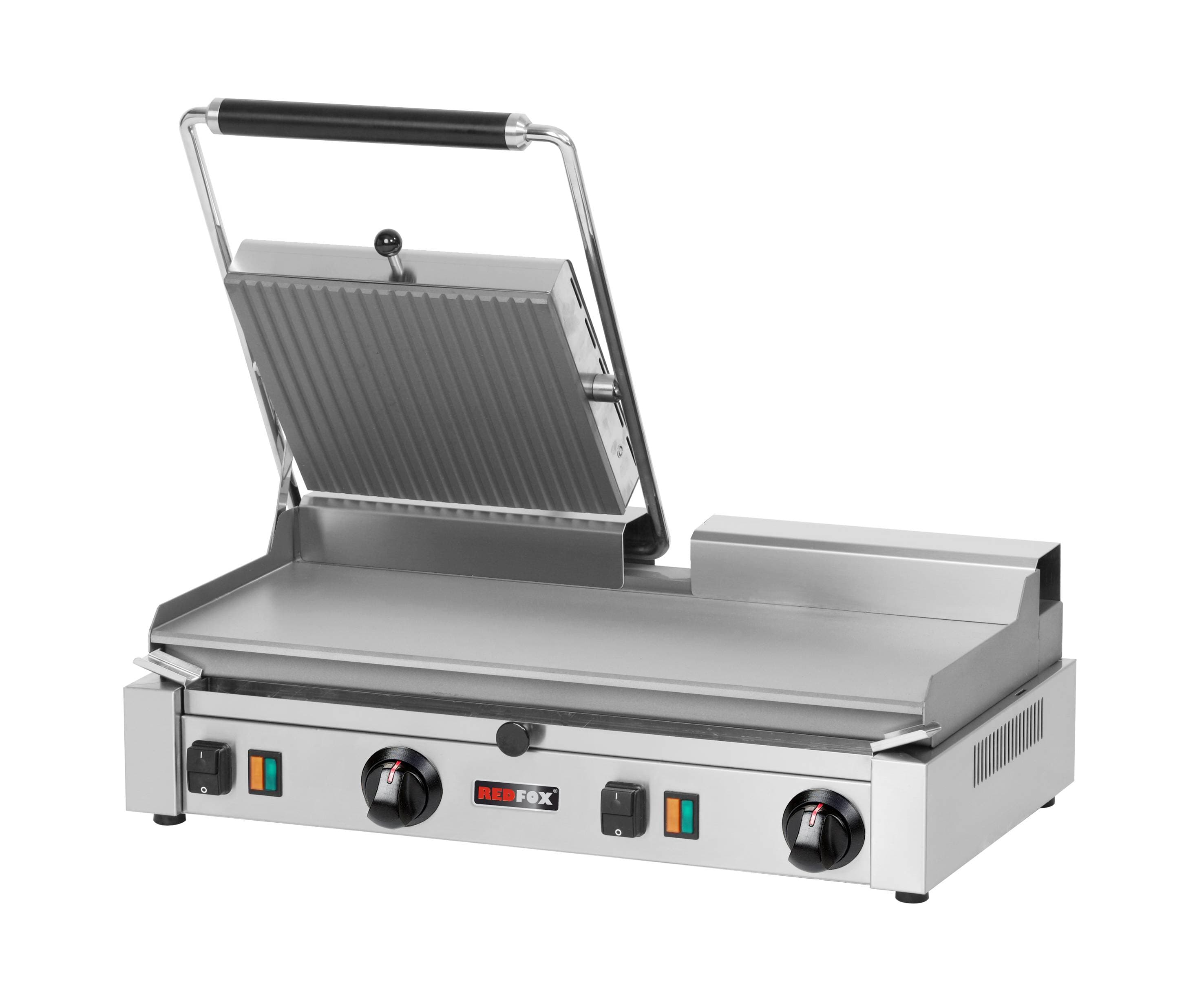Grill kontaktowy podwójny gładki Redfox PD - 2020 LSL
