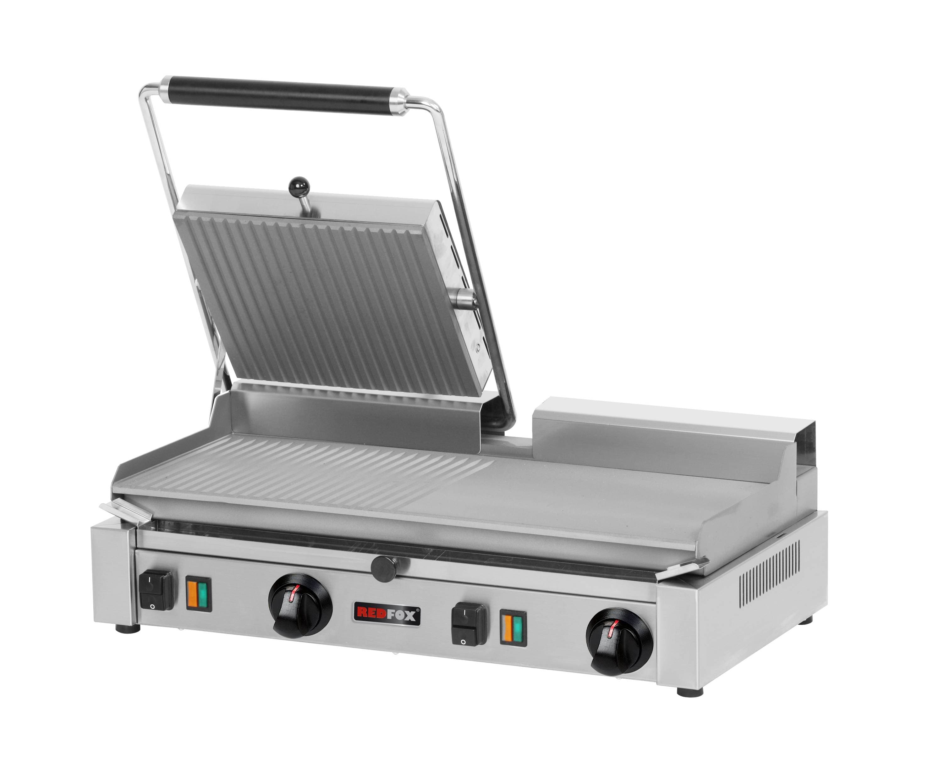 Grill kontaktowy podwójny pół na pół Redfox PD - 2020 MSP