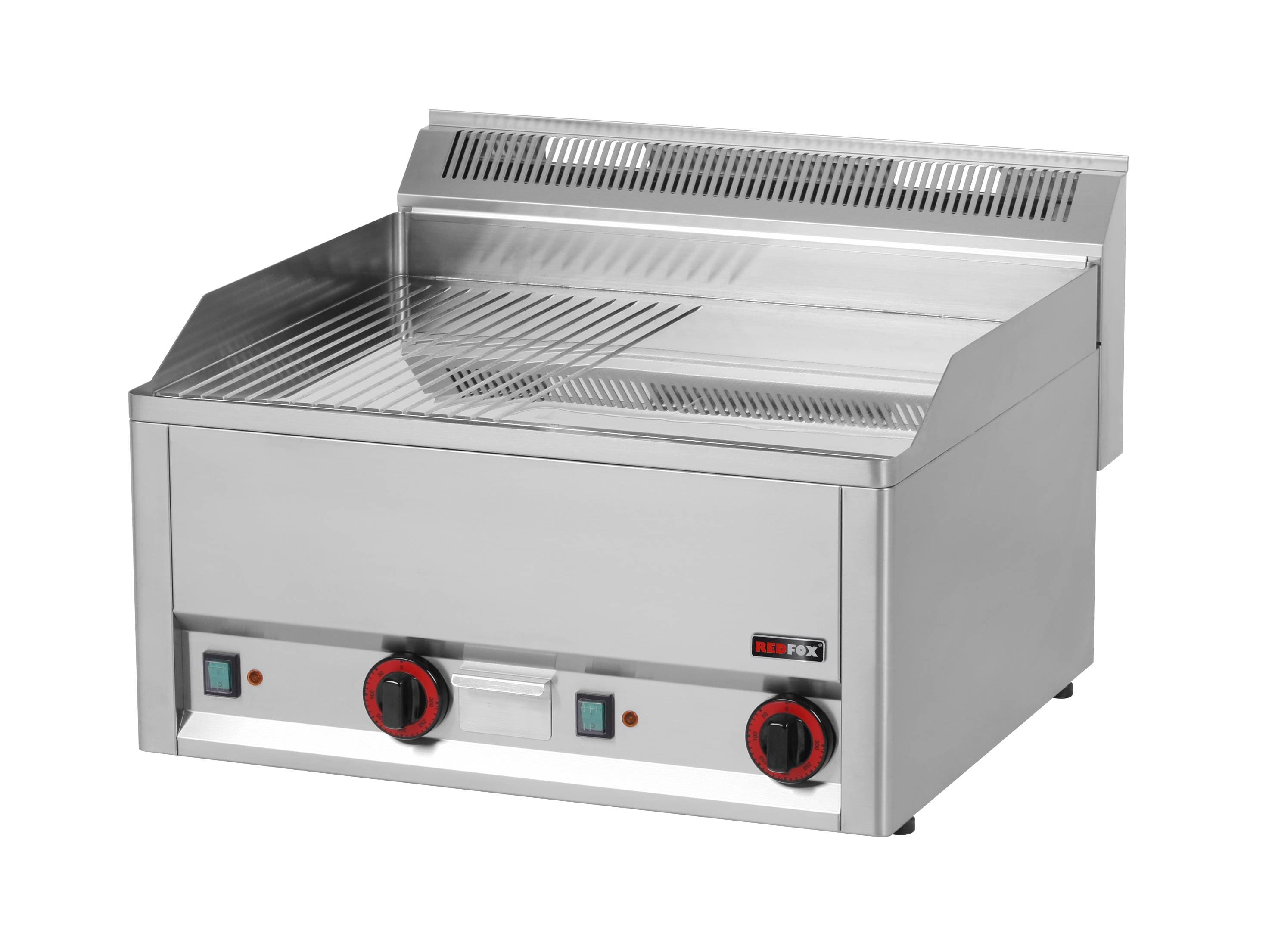 Płyta grillowa chromowana el. trójfazowa Redfox FTHRC 60 EL