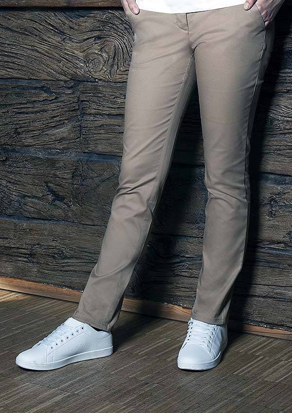 Damskie spodnie Modern-Stretch HF 8 kolor sahara rozmiar 48