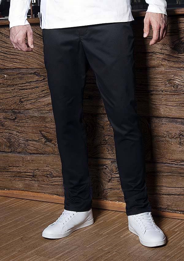 Męskie spodnie Modern-Stretch HM 10 kolor czarny rozmiar 54
