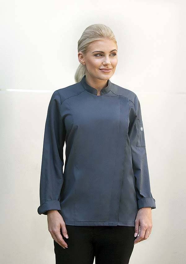 Damska kucharska bluza Naomi JF 17 kolor antracyt rozmiar 36