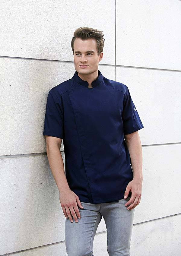 Męska kucharska bluza Modern-Look JM 29 kolor granatowy rozmiar 54