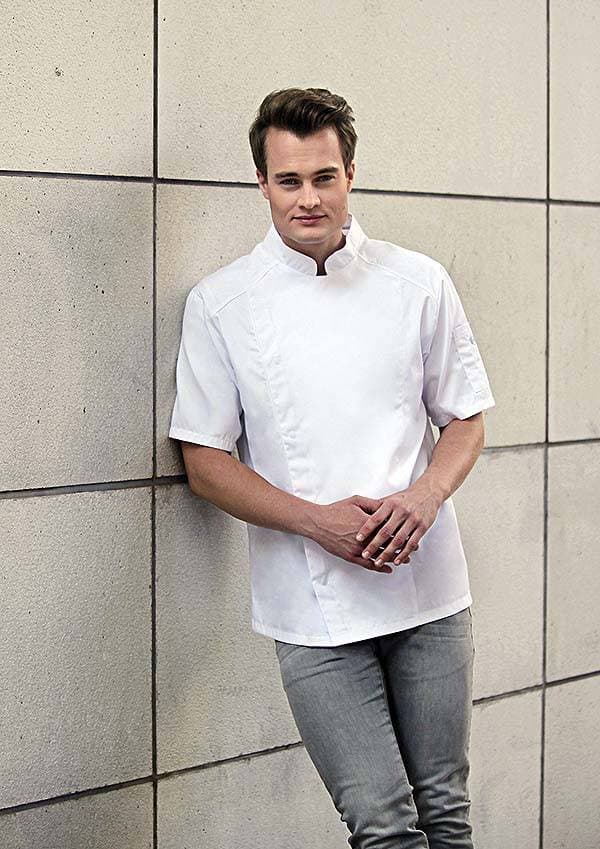Męska kucharska bluza Modern-Look JM 29 kolor biały rozmiar 50