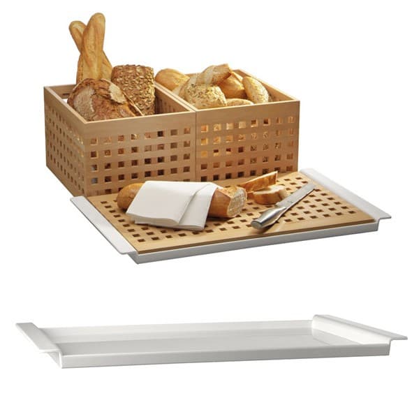 BREAD BUFFET taca z melaminy biała
