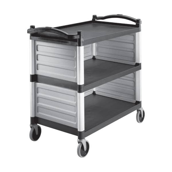 CAMBRO Komplet 3 paneli na jeden poziom wózka BC340KD czarny