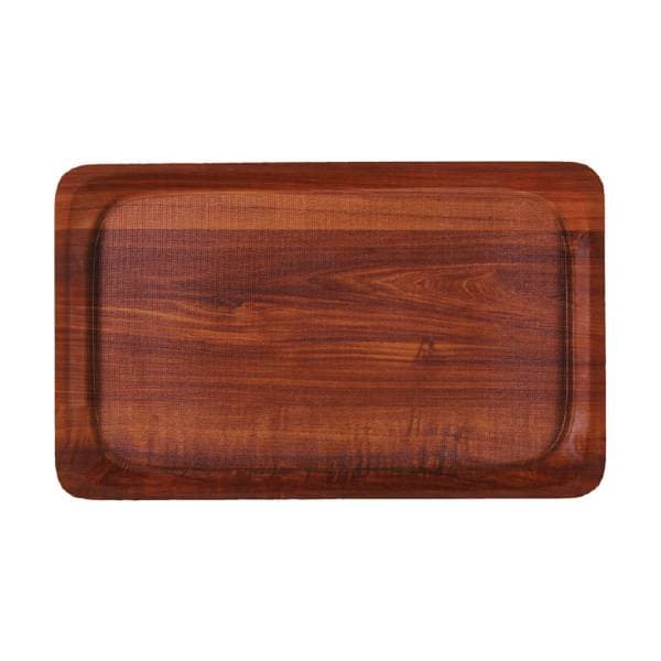 CAMBRO taca Mykonos antypoślizgowa 320x530mm orzech (E76)