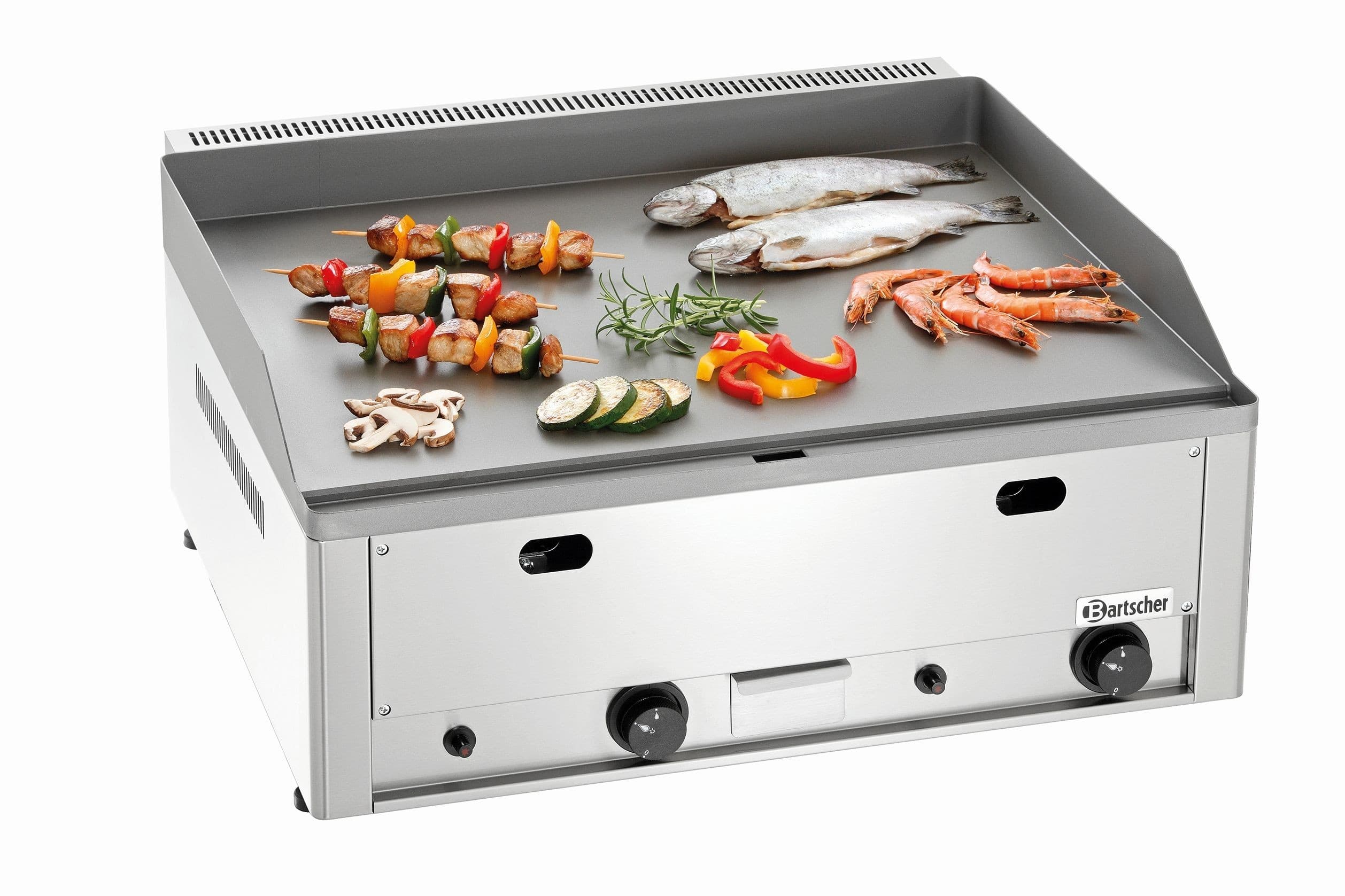 Płyta grillowa gazowa GDP 650G-G, gładka