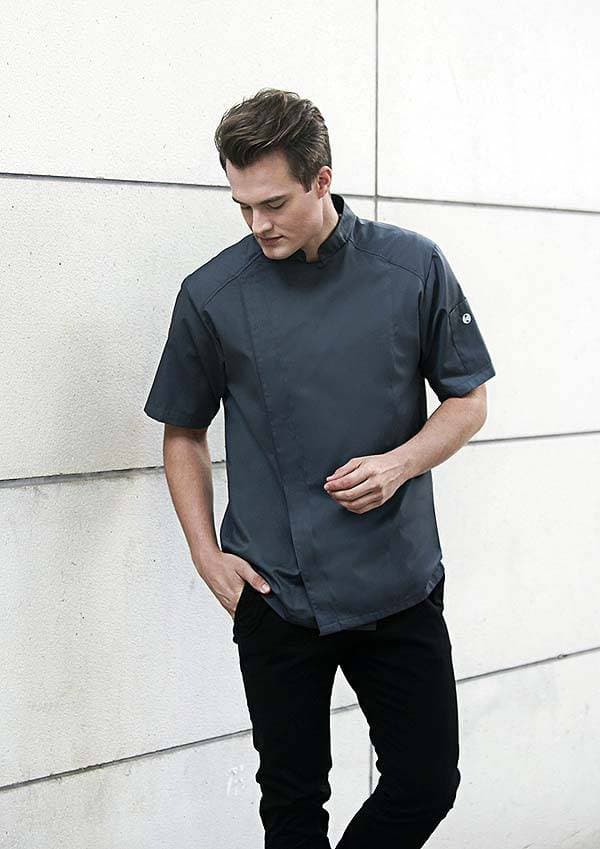 Męska kucharska bluza Modern-Look JM 29 kolor antracyt rozmiar 54
